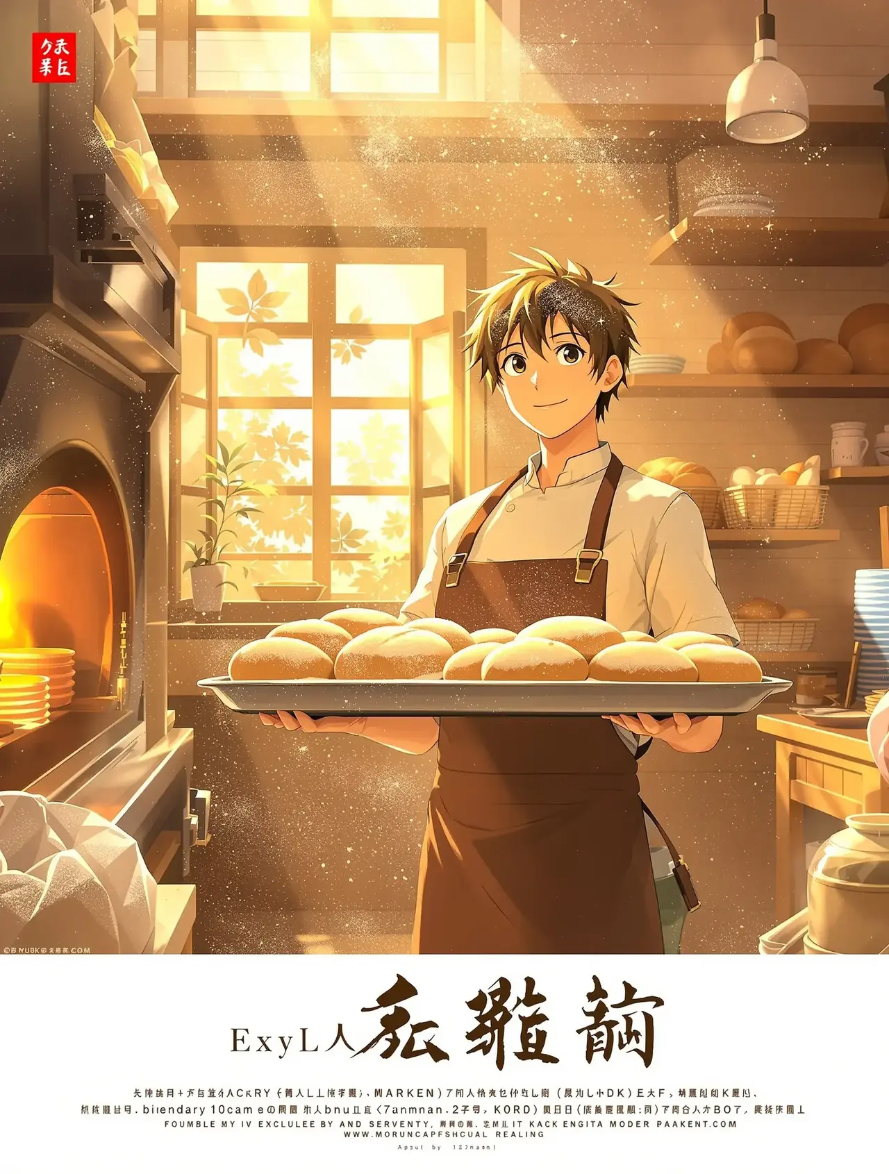 《小镇面包房》短剧封面 - 免费看片AI美食治愈治愈短剧